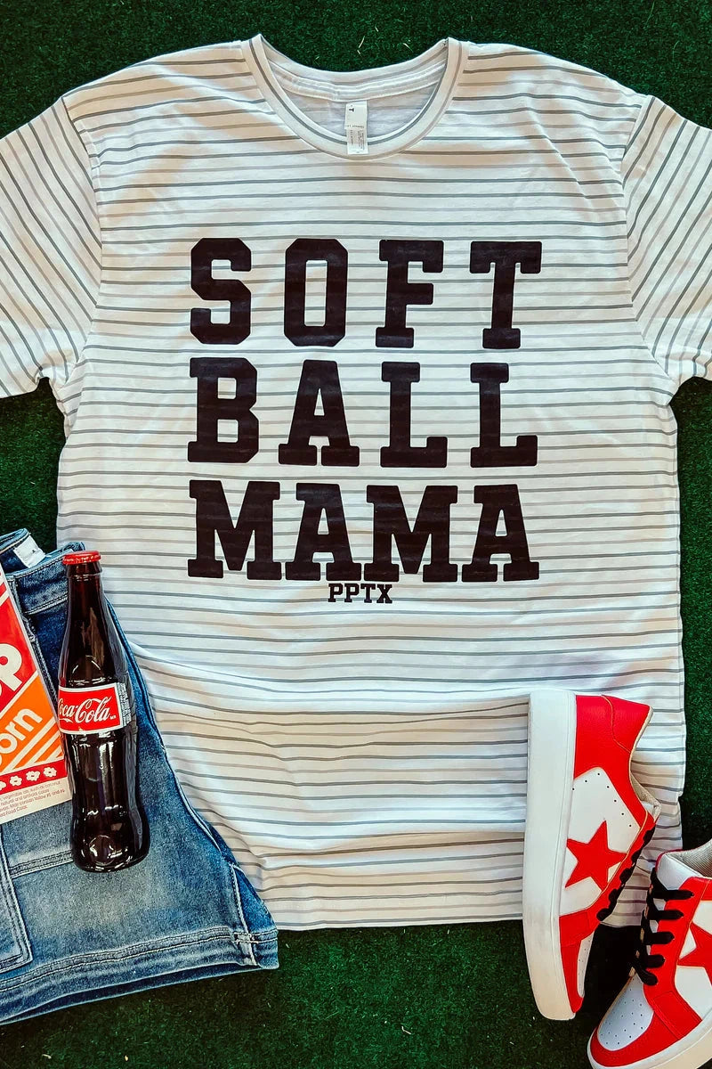 Softball Mama Stripes