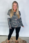 All Of My Days - Camo Print Top