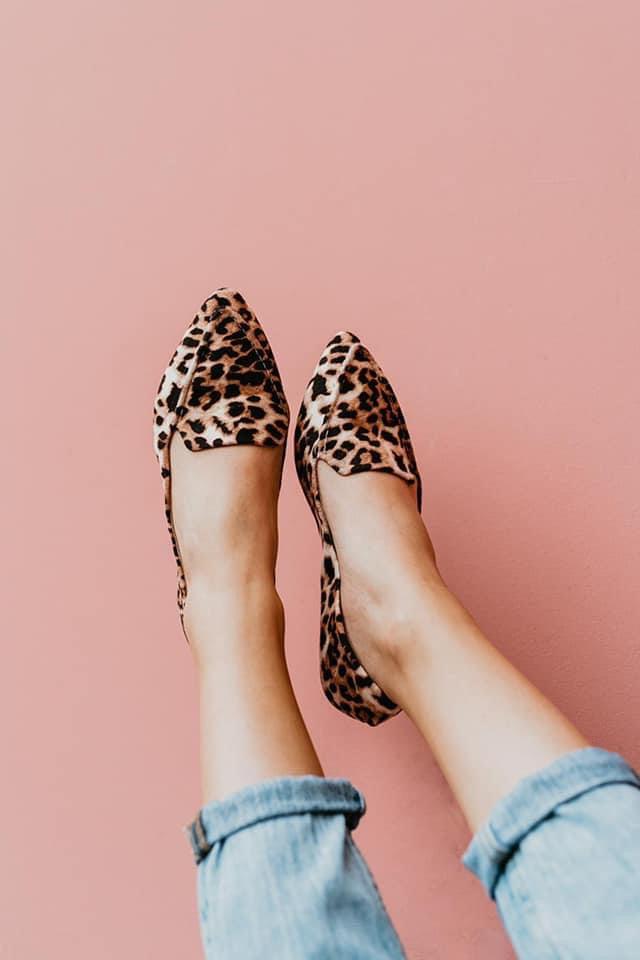 Point It Out- Leopard Pointed Toe Loafers