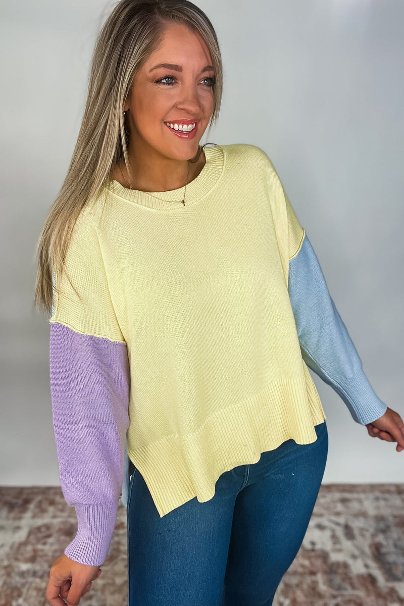 Palette Play Color Block Sweater