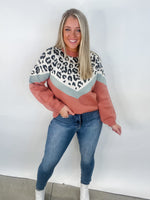 Spotted In Style - Leopard Print Sweater