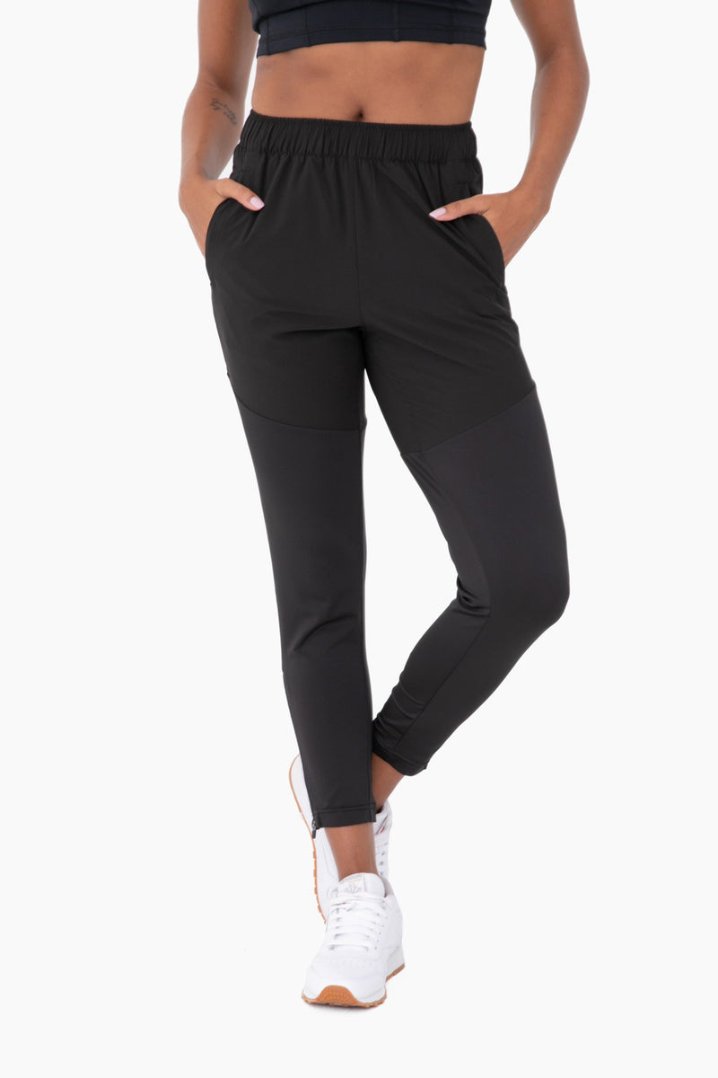 Slim-Fit Running Pants - Black