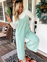 Carefree Romper - Sage