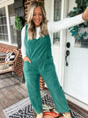 Field Day Corduroy Jumpsuit - Dark Green