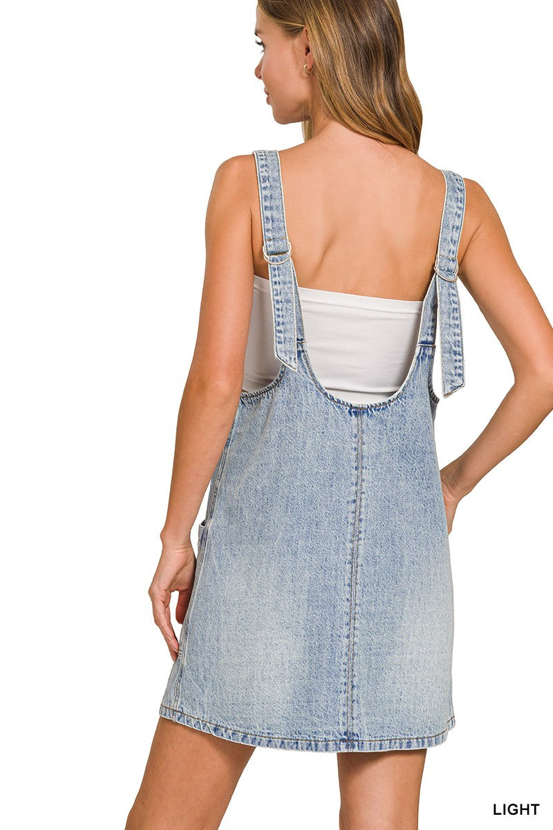Denim Overall Dress Proverbs Boutique Denim Overall Dress Proverbs Boutique