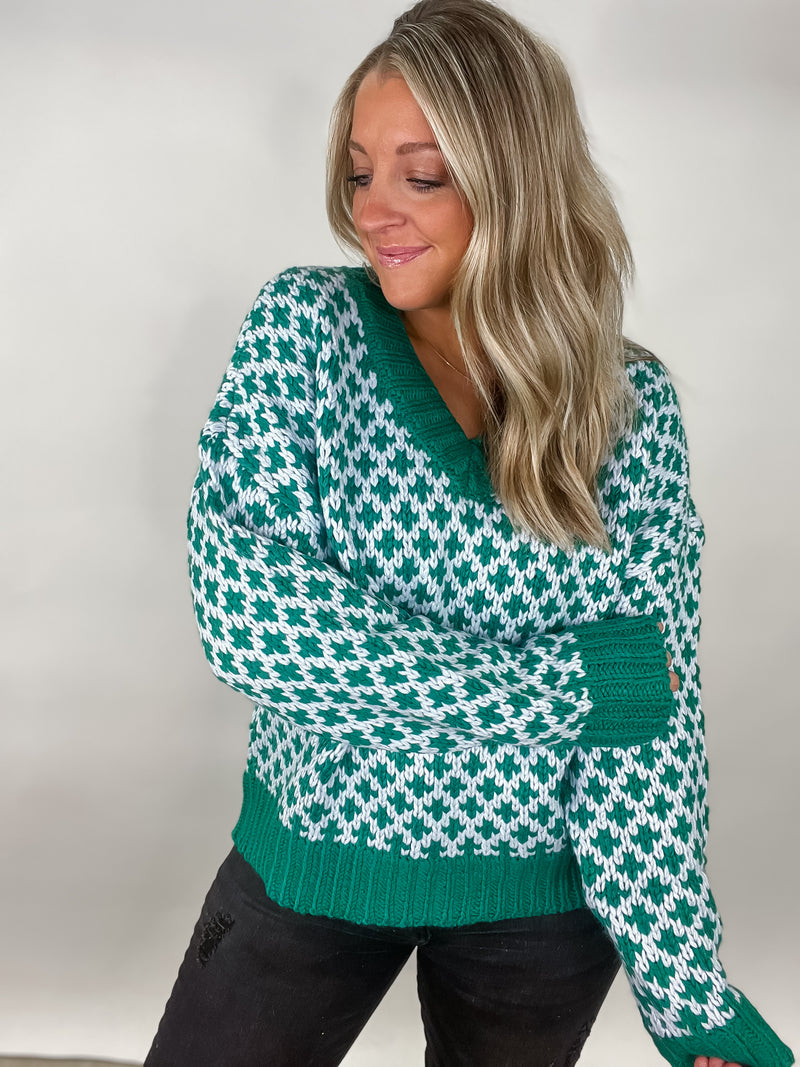 Mistletoe Magic Sweater - Green