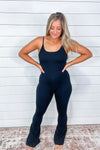 Yogalicious LUX Flare Jumpsuit with Inner Bra