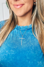 X-Large Cross Necklace - Gold