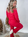 Peppermint Lounge Shirt & Pants (Sold Separately) - Red