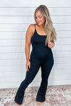 Yogalicious LUX Flare Jumpsuit with Inner Bra