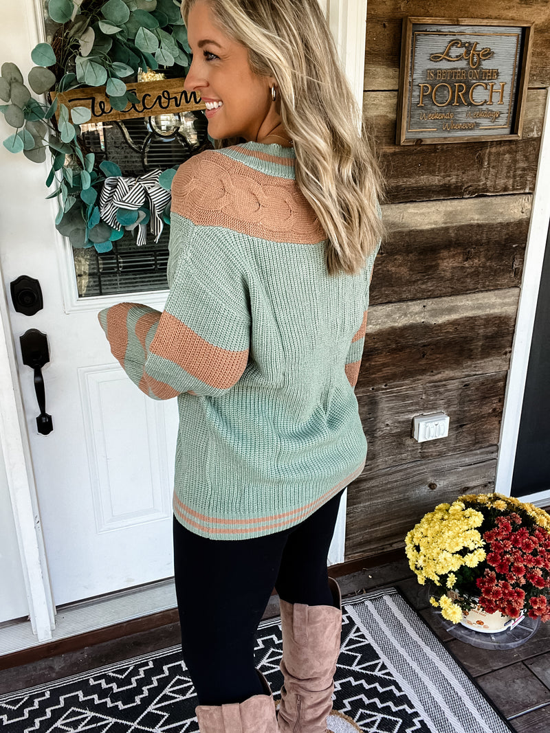 Harmony Sweater - Clay & Sage