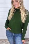 Turtle Neck Sweater - Moss