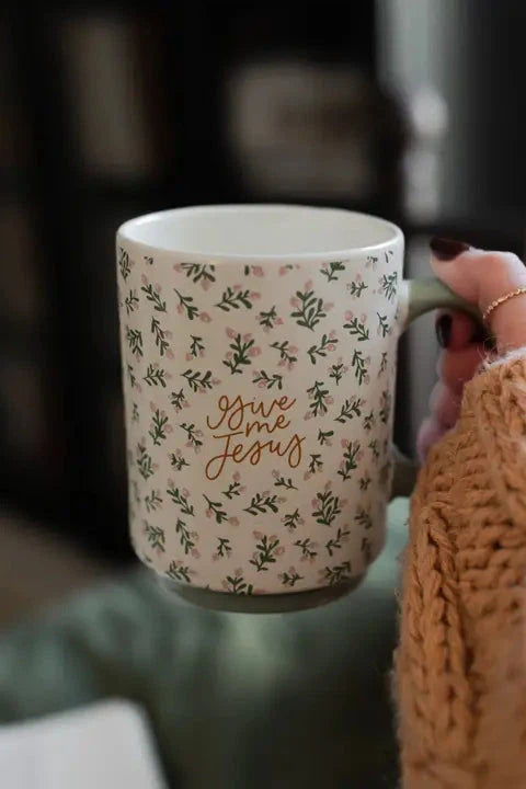 Give Me Jesus Floral Mug