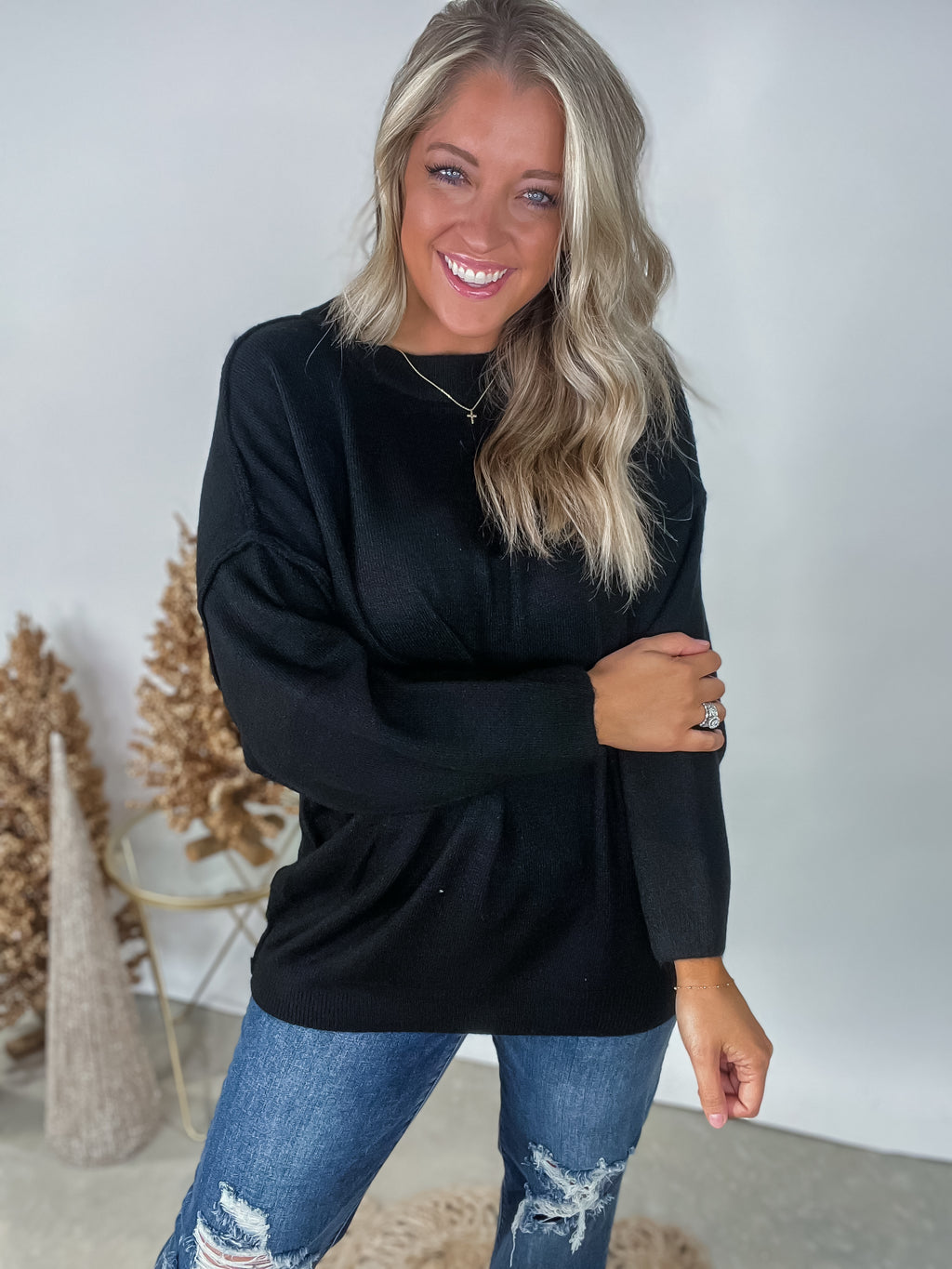 Winter Wonderland Sweater - Black