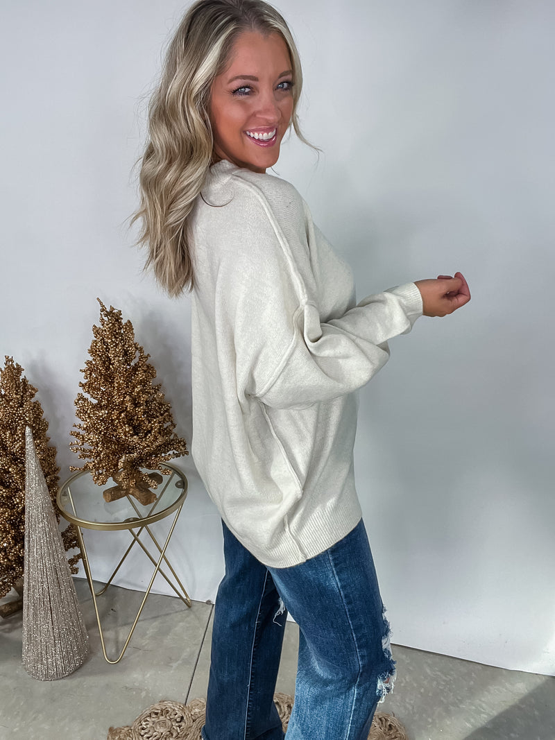 Winter Wonderland Sweater - Sand Beige