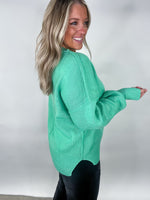 Jade Oversized Basic Solid Sweater Knit Top