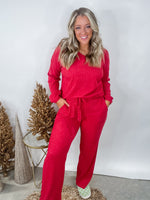 Peppermint Lounge Shirt & Pants (Sold Separately) - Red