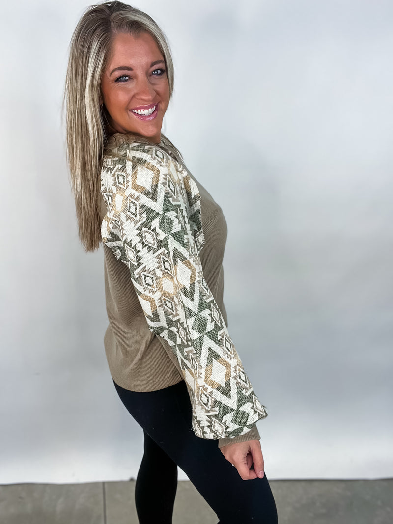 Southwest Snuggle - Aztec Taupe