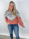 Spotted In Style - Leopard Print Sweater