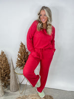 Peppermint Lounge Shirt & Pants (Sold Separately) - Red