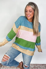Promise Keeper - Stripe Pullover Sweater