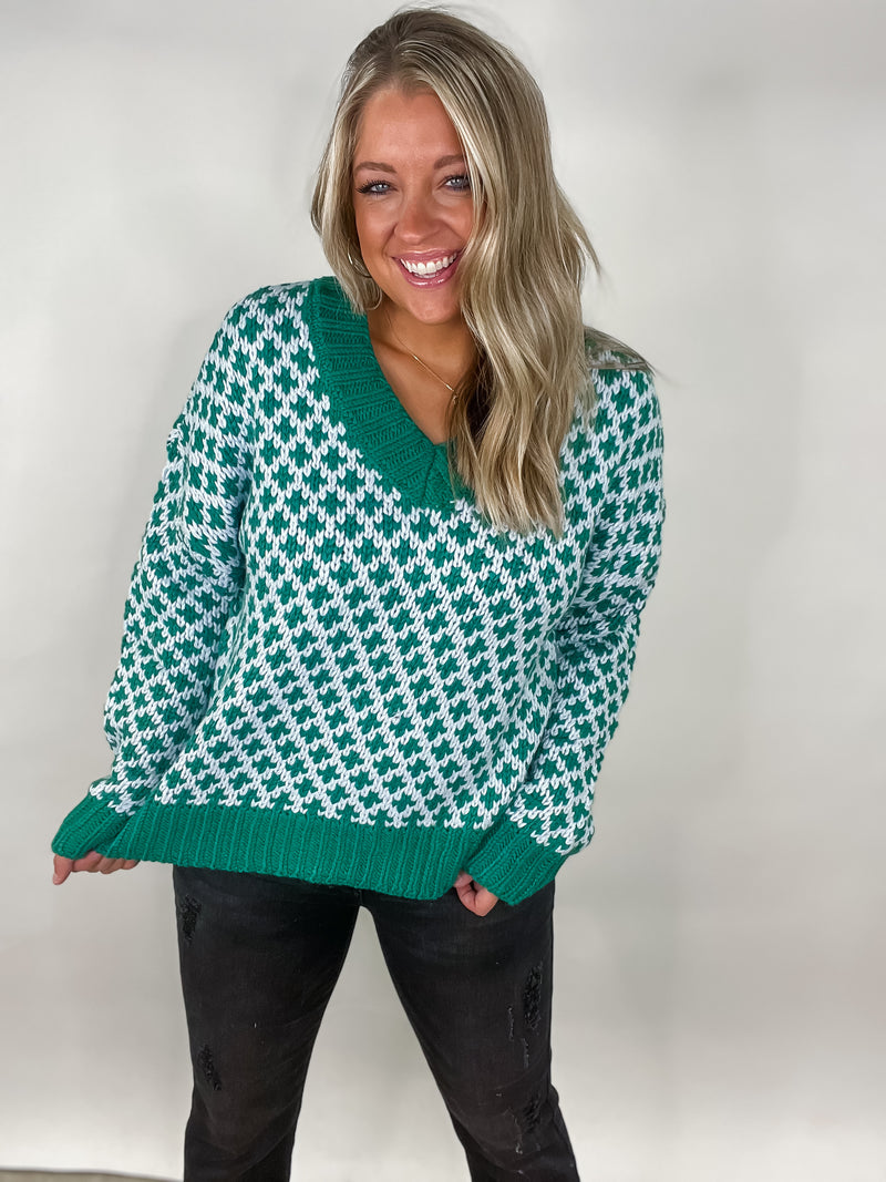 Mistletoe Magic Sweater - Green