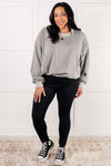 Beyond the Basics Pullover in Sleet