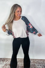 Floral French Terry Top