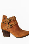 Elsa Leather Ankle Boot in Tan