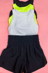 Butter Crop Length Sports Top - {Black, White, Neon Yellow}