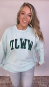 WWJD - Mineral Sweatshirt Washed Mint