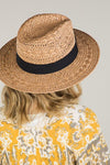 Panama Hat w/ Band- {Black, Natural, & Camel}