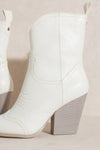 Ariella - Western Short Boots {Khaki, Brown, White}