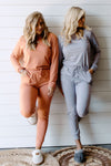 Just Chill- {Top OR Joggers} Salmon Ultra Soft Loungewear Set