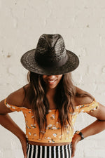 Panama Hat w/ Band- {Black, Natural, & Camel}