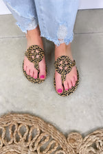 Spot On- Cheetah Print Sandals