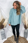 Got That Feeling - Thermal Knit Top {Heather Gray, Hunter Green, Taupe}