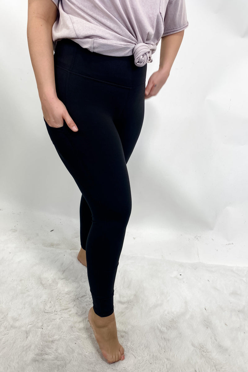 Picking Up The Pace- {Black, Gray & Olive} Buttery Soft Leggings w/ Si –  Proverbs Boutique