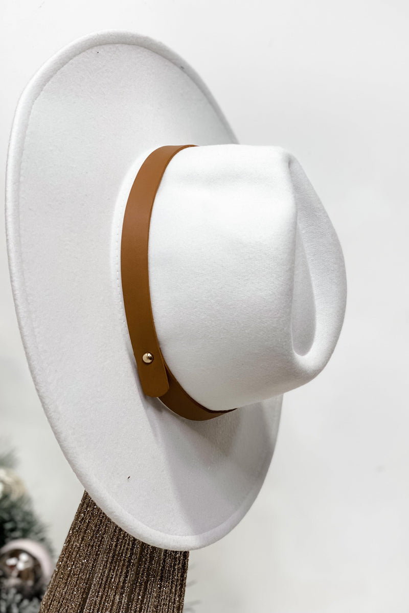 Fall For You- {White, Black, Camel & Tan} Wide Brim Felt Hat