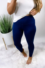 Gunna Want These- {Black & Navy} Buttery Soft Leggings