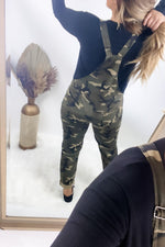 Run For Cover- Olive Camo Jumpsuit