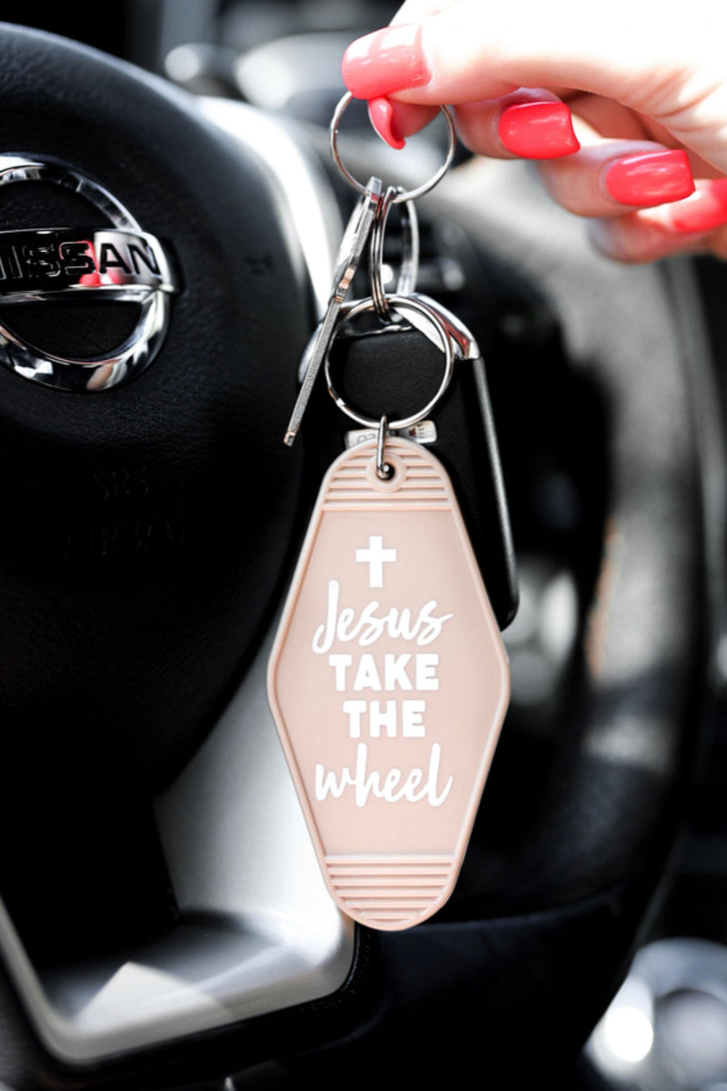 Keychain - Jesus Take The Wheel