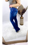 The Randy's- High Rise Distressed Flare Jeans
