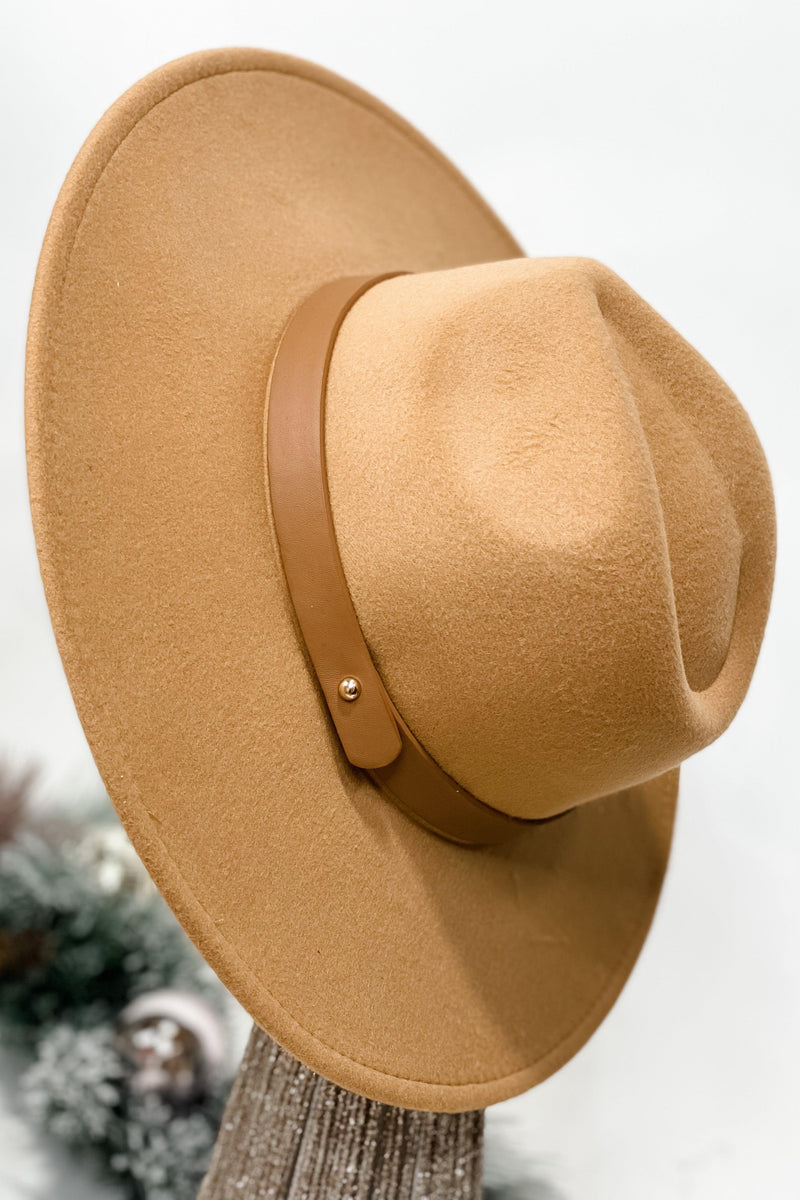 Fall For You- {White, Black, Camel & Tan} Wide Brim Felt Hat