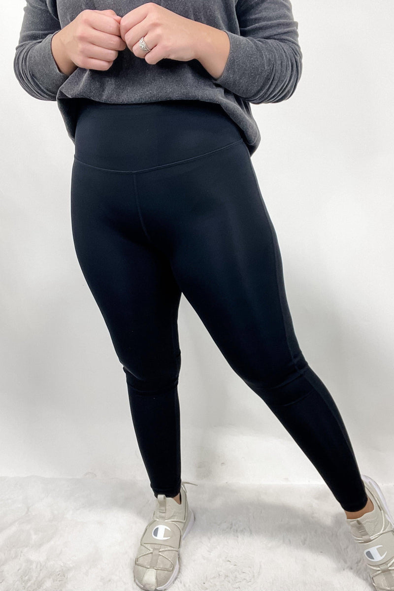 Set The Tone- Black High Waisted Full Length Leggings – Proverbs Boutique