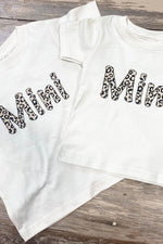 Mini Leopard {BABY & TODDLER}- Cream Graphic Tee