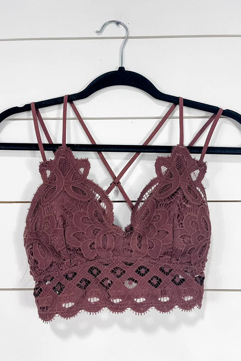 Feel Pretty- Lace Bralette - VARIETY COLORS
