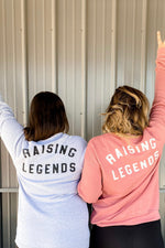 Raising Legends- {Mauve & Gray} Graphic Sweatshirt